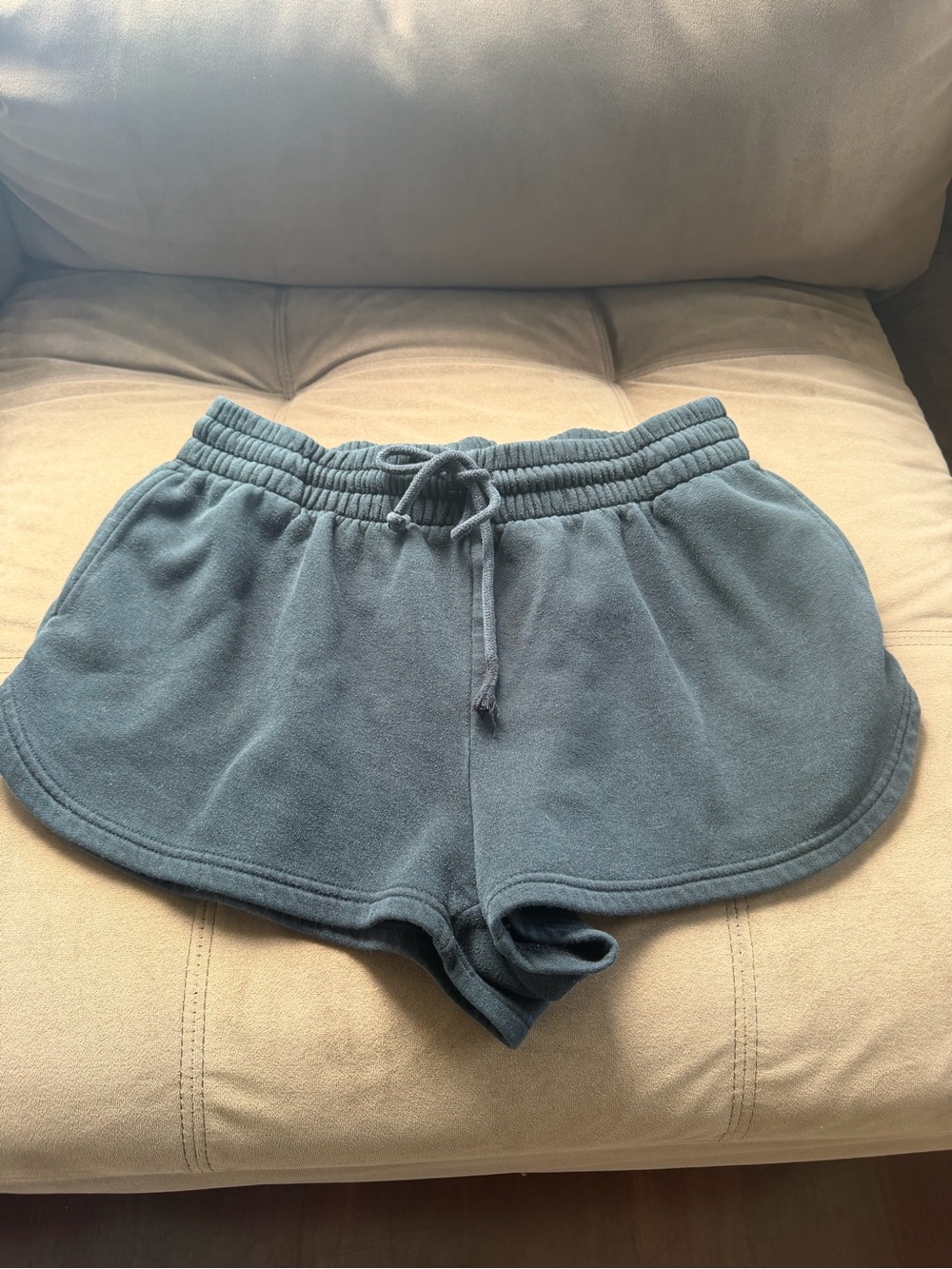 Women’s Black Drawstring Lounge Shorts